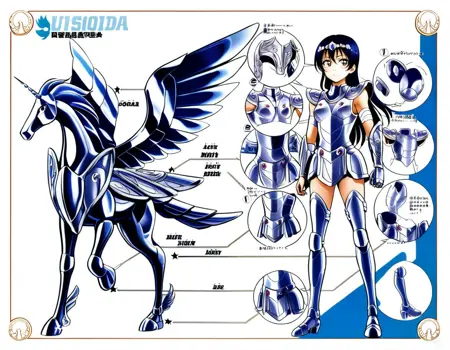 Cross Mounting Diagram / 聖衣分解装着図　SDXL