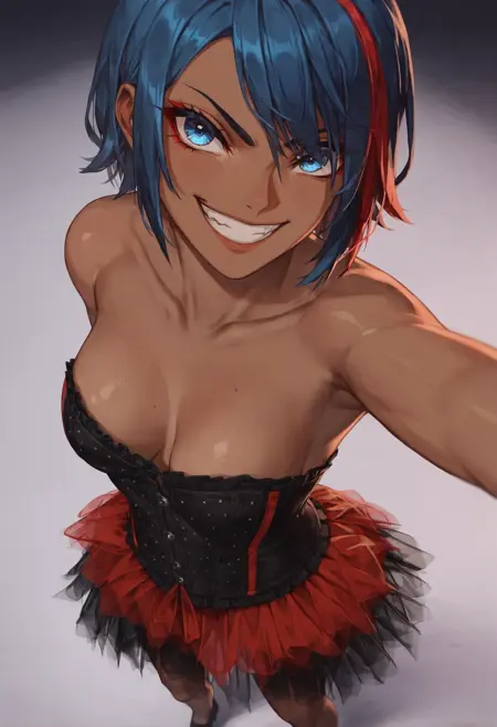 Black Red Tutu Skirt Corset | Pony