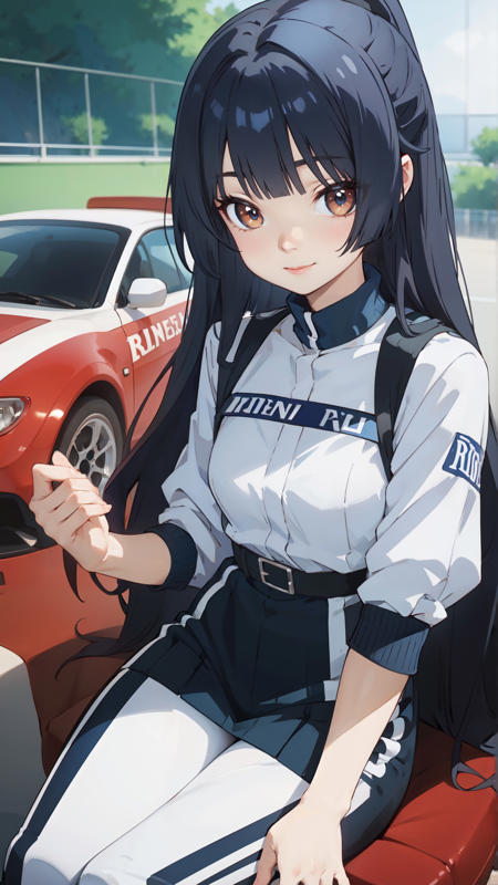rin_shinomiya rin_shinomiya, an anime girl, 1girl, solo, long hair, looking at viewer, bangs, skirt, simple background, shirt, black hair, red eyes, long sleeves, white background, closed mouth, school uniform, blue hair, standing, jacket, full body, white shirt, ponytail, pantyhose, pleated skirt, necktie, shoes, collared shirt, miniskirt, blue skirt, black pantyhose, brown footwear, blazer, blue jacket, loafers, armband, green necktie rin_shinomiya, an anime girl, 1girl, solo, long hair, smile, bangs, black hair, medium breasts, rin_shinomiya, an anime girl, 1girl, solo, long hair, smile, open mouth, bangs, shirt, black hair, white shirt, upper body, ponytail, short sleeves, necktie, armband, microphone, pocket, breast pocket, green necktie