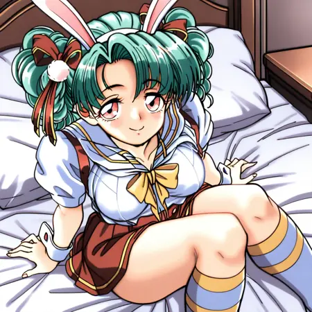 ウサ耳娼婦(メタルアイ for PC-9801)/Prostitute with bunny ears(Metal Eye)