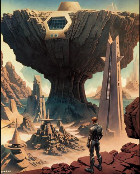Hannes Bok - Golden Age Pulp Sci-Fi Style - v1.0 | Stable