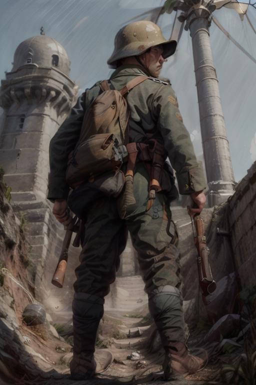 WW1 - German Soldier uniform image by Atrabilis