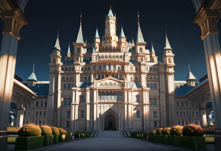 Webtoon style Palace