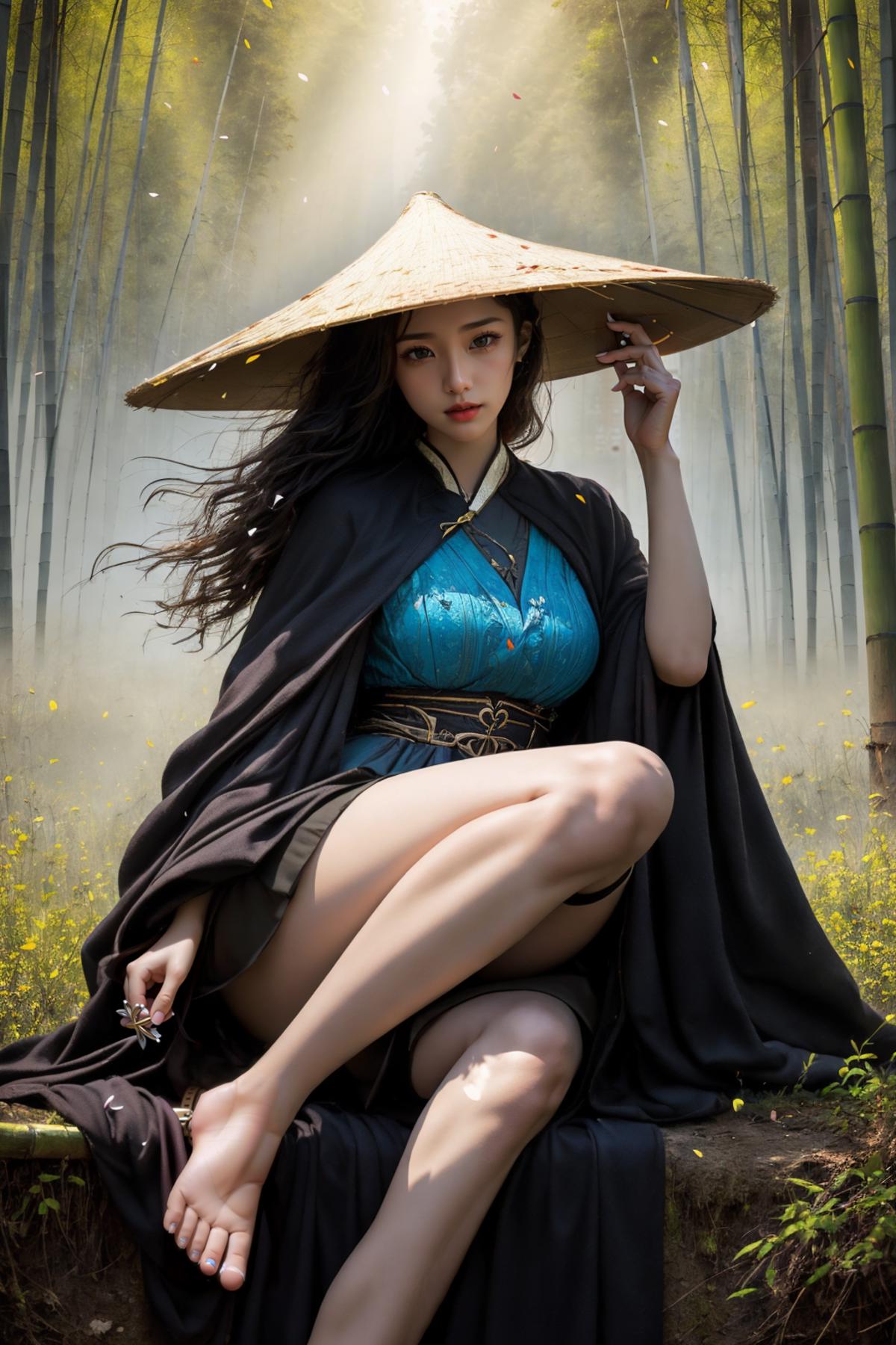 绪儿-斗笠 bamboo hat image by Darknoice