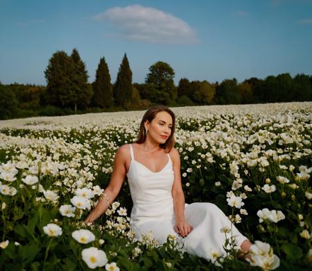 cinematic still a woman sitting on top of a field of white flowers . emotional, harmonious, vignette, 4k epic detailed, shot on kodak, 35mm photo, sharp focus, high budget, cinemascope, moody, epic, gorgeous, film grain, grainy, spontaneous picture of a woman sitting on top of a field of white flowers, taken by talented amateur. best quality, high resolution. magical moment, natural look. simple but good looking, UHD, 8K, ultra detailed, a cinematic photograph of a woman sitting on top of a field of white flowers, beautiful lighting, great composition, a woman sitting on top of a field of white flowers, highly detailed, beautiful, perfect, clear focus, professional, emotional, shiny, attractive, cinematic, composition, dramatic, scenic, thought, iconic, best, innocent, pure, cute, fine detail, light, shining, epic, stunning, gorgeous, full color, intricate, wonderful, elegant, creative, peaceful