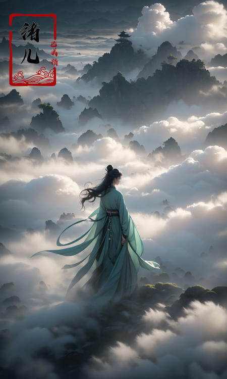 masterpiece, best quality, 32k uhd, Fairy in Cloudsabove clouds
green Hanfufull bodyPanorama
<lora:~Q?-NN-N Fairy in Clouds:0.9>