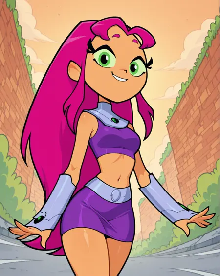 Starfire - Teen Titans GO! (Character) [Illustrious + PonyDiffusionXL]