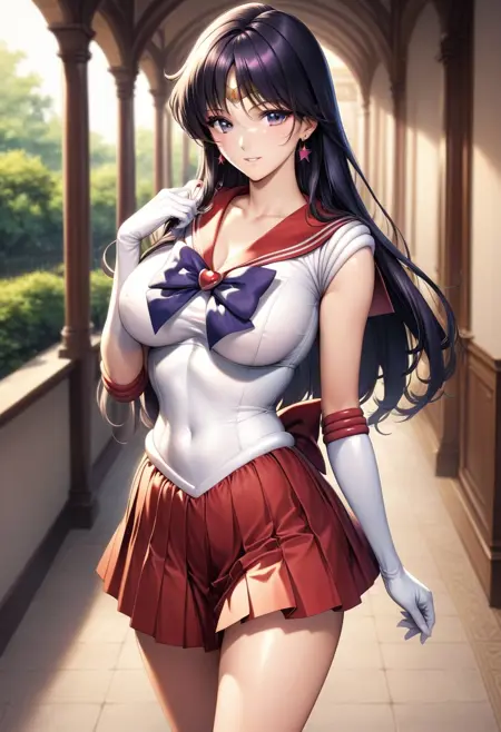 セーラーマーズ Sailor Mars (Pretty Soldier Sailor Moon)_XL_Pony