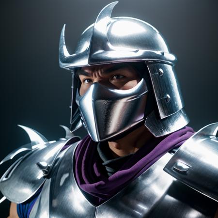 Hyperrealistic art of  <lora:Super Shredder SD1.5:1.2>
super shredder a man in a helmet armor and a cape with large claws, Extremely high-resolution details, photographic, realism pushed to extreme, fine texture, incredibly lifelike