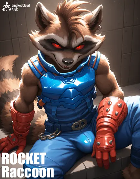 Marvel Rivals Skin Series-Rocket Raccoon | 漫威争锋皮肤系列-火箭浣熊 『Illustrious』 - RocketRaccoon NormalSkin