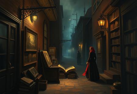 In the shadowy streets of Providence, a struggling artist named Clara discovers a hidden talent for capturing the essence of the supernatural in her paintings. One evening, while wandering the dim alleys, she stumbles upon an ancient tome in a forgotten bookstore. The book whispers secrets of long-lost spirits, promising vivid dreams and visions in exchange for her soul's essence.
As Clara immerses herself in her work, her paintings come to life, revealing eerie scenes of the town’s dark past. The spirits she conjures beg for release from their torment, but each stroke of her brush draws her deeper into their world. Clara begins to lose her grip on reality, haunted by the very entities she sought to portray.
In a climactic twist, Clara realizes the book isn’t a gateway; it’s a prison for trapped souls. To save herself and the spirits, she must destroy her most powerful painting—a canvas that binds them to their suffering. With sacrifice and resolution, Clara learns the true cost of creation, turning her art into an instrument of liberation rather than a tool of entrapment.