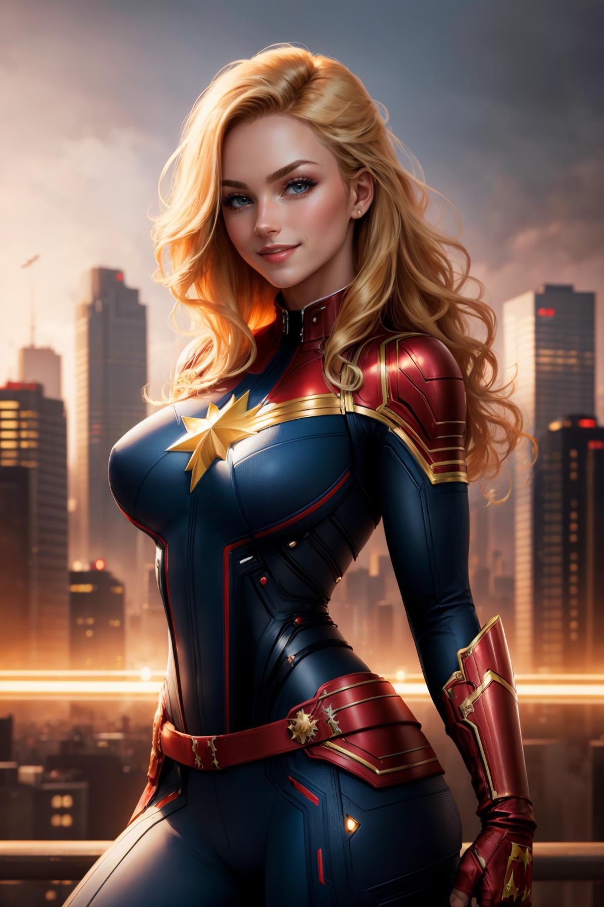 Captain Marvel (Marvel Comics) LoRA image by novowels