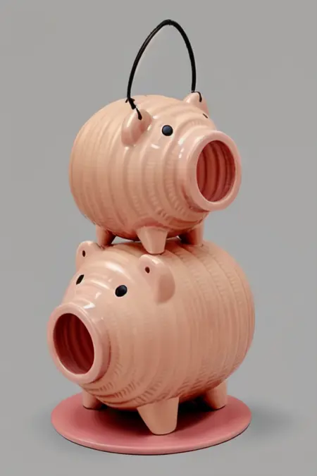 piggy shaped mosquito coil holder