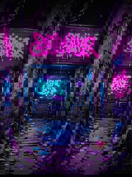 Toki_no_ - F.1 - Neon Graffiti Background v1.0