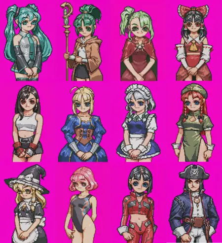 [ILST] Azure Dreams Portrait Style