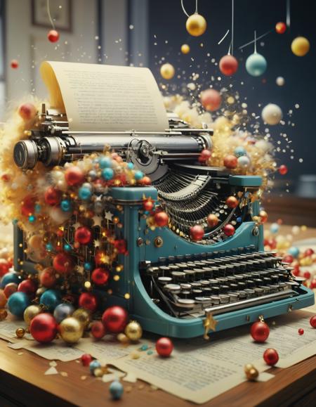 professional breathtaking cinematic movie still of a EPbblestyleSDXL Typewriter, 
<lora:EPbblestyleSDXL:1>,hyper detailed masterpiece, dynamic, awesome quality,