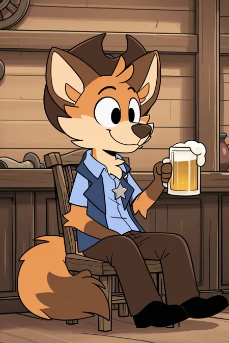 Todd Hayseed (Sheriff Hayseed) [Pony & Illustrious]