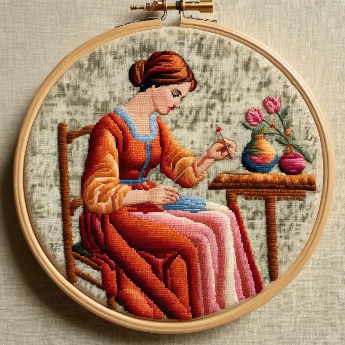 Needlepoint image