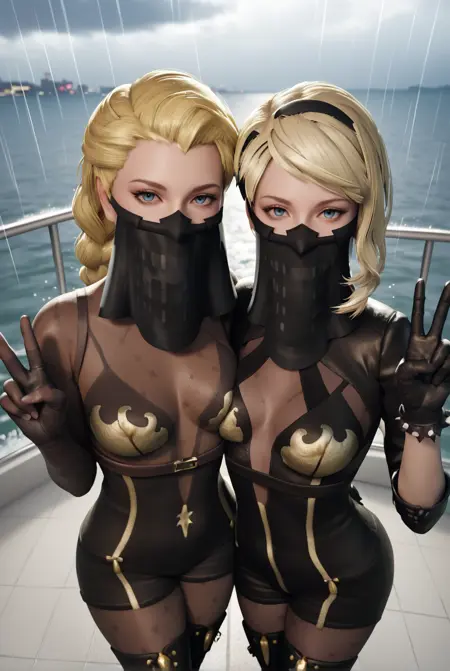 YoRHa operators 6o and 21o - NieR: Automata