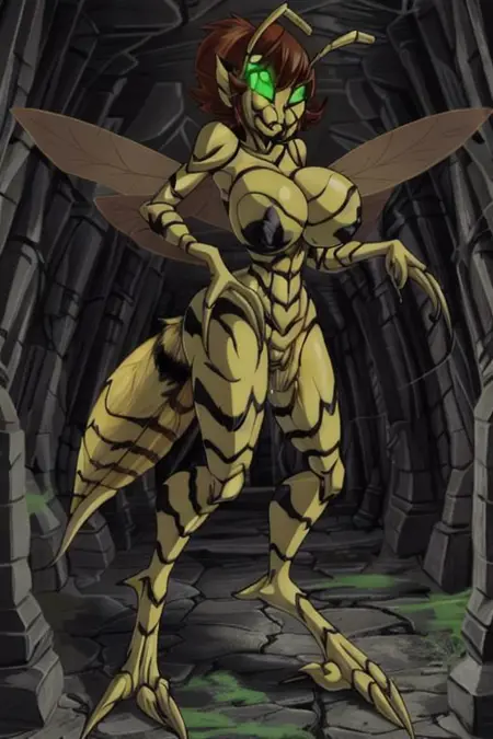 Gamma Mutant Wasp(Marvel Avengers Earth's Mightiest Heroes)