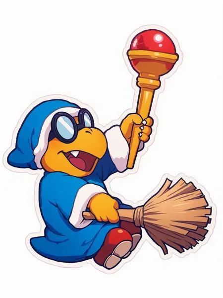 Kamek (Super Mario Bros) [Pony SDXL & SD 1.5]