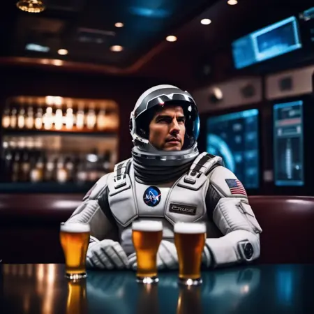 Interstallar spacesuit - SDXL