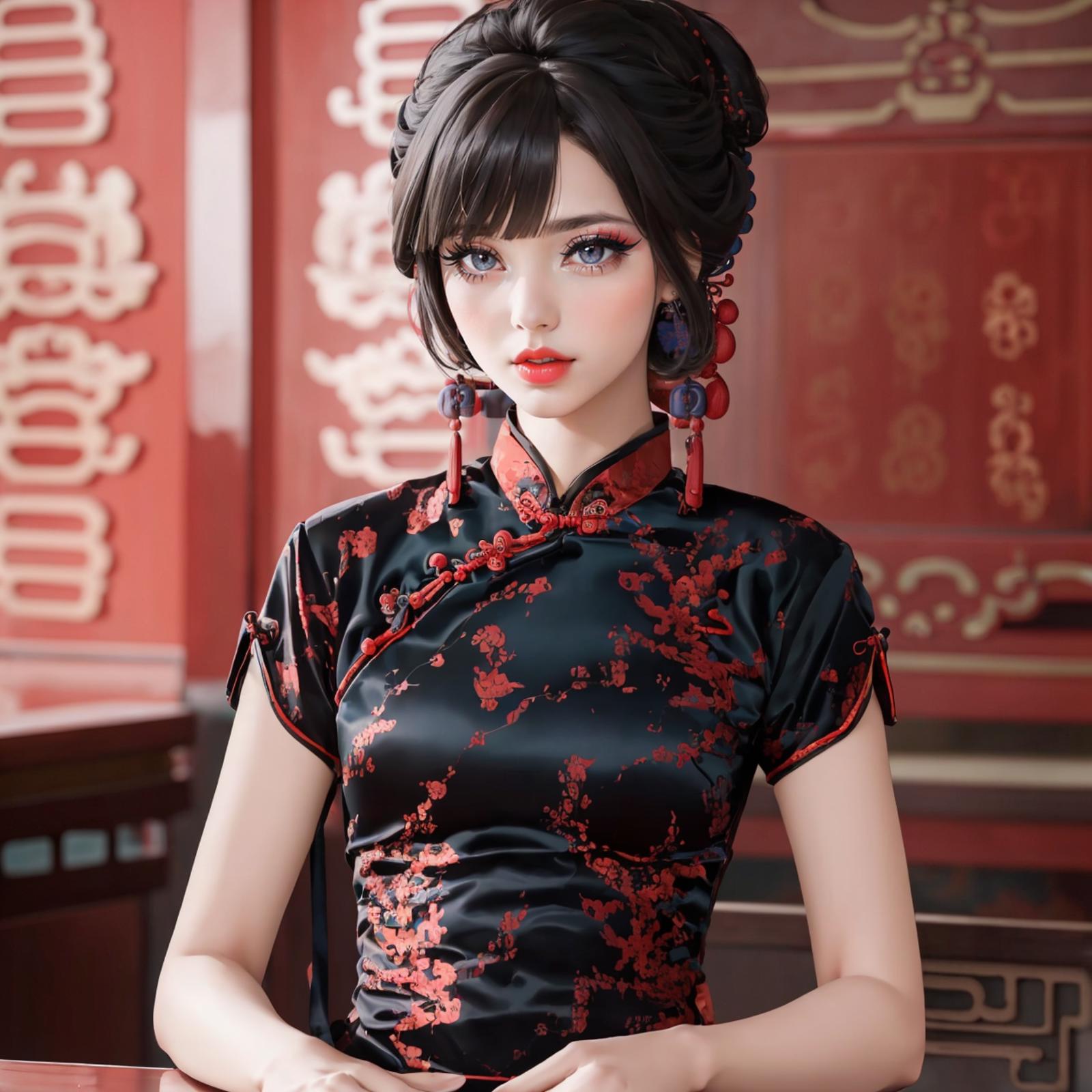 Gothic Cheongsam Dress image by headupdef