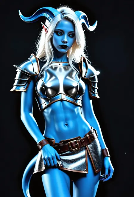 Face: Demon Girl (horns, pointy ears, sclera, eyes, slit pupils)