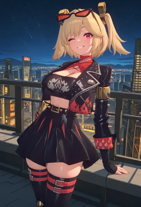 Burnice - Zenless Zone Zero (ZZZ) - Illustrious