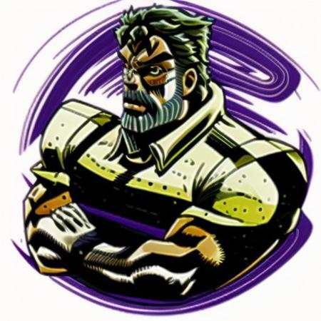 1man, joseph joestar, handsome, muscular, aesthetic, hd, high quality, 4k resolution