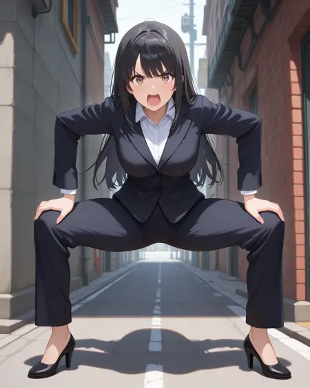 Wide Squat/Spread Legs Pose