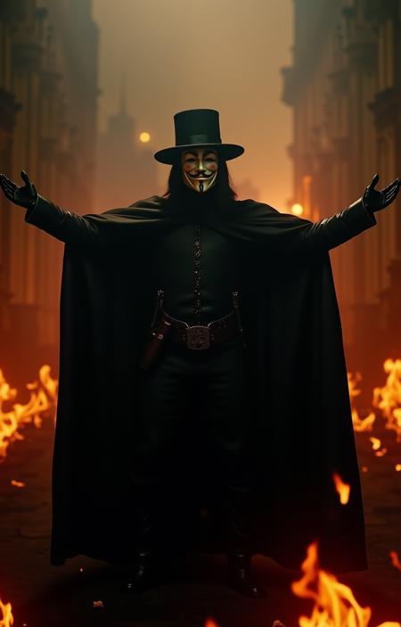 V for Vendetta - Flux1.D & SDXL v1.0 Flux1.D