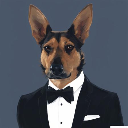 highres,absurdres,masterpiece,karmikarminsky,a dog cosplaying as james bond,fully clothed,<lora:karmikarminskyxl:1>,, official fanart behance hd by jesper ejsing, by rhads, makoto shinkai and lois van baarle, ilya kuvshinov, rossdraws global illumination