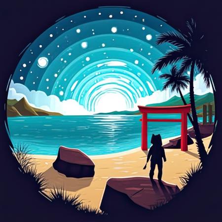 Flux Circle Art V1