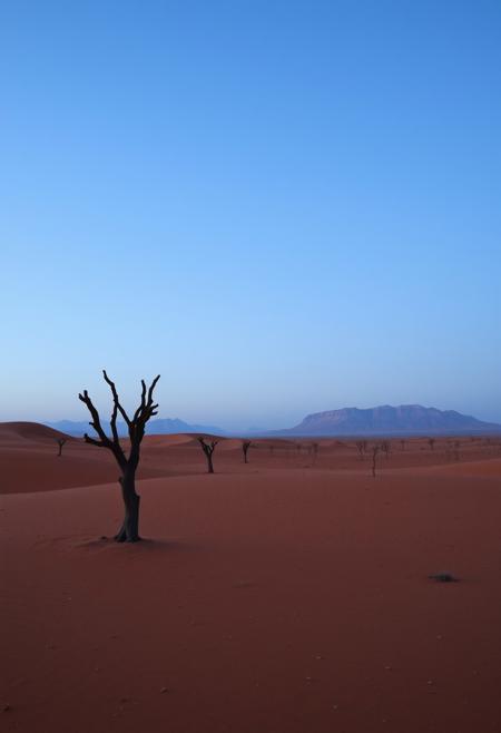 the silence of a desert