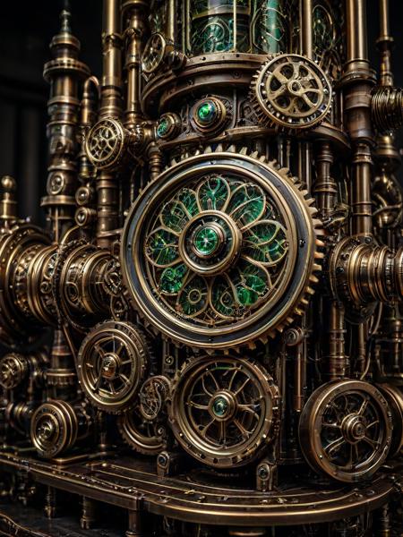, (embedding:Smooth_Quality:1), ShamrockWorld, An intricate steampunk machine made of brass gears and glowing tubes.,
<lora:4steps wai-2Rectified-V140:1.0000000000000002> <lora:Smooth_Booster_v3:0.20000000000000004> <lora:illustriousXLv01_stabilizer_v1.185c:0.20000000000000004> <lora:ShamrockWorld_IXL:1.0>
