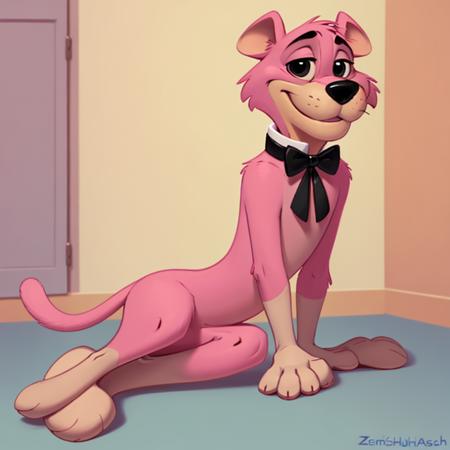 Snagglepuss pink fur