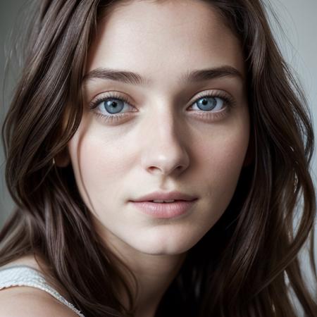 A 23-year-old woman, instagram picture, portrait, french style, teen, 1girl, long hair, brown hair, lips, portrait, looking at viewer, blue eyes, detailed face, detailed eyes, looking at viewer, eyes contact, highres, extremely detailed, 8k photo, best quality, beautiful lighting, intricate details, photorealistic, photo, masterpiece, realistic, photorealism, detailed, hyper detailed, best quality, ultra high res, high resolution, detailed, raw photo