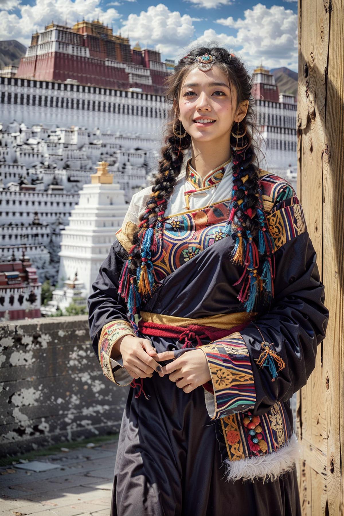 TQ - Tibet Clothes | Trang phục Tây Tạng | Clothing LoRA image by feetie