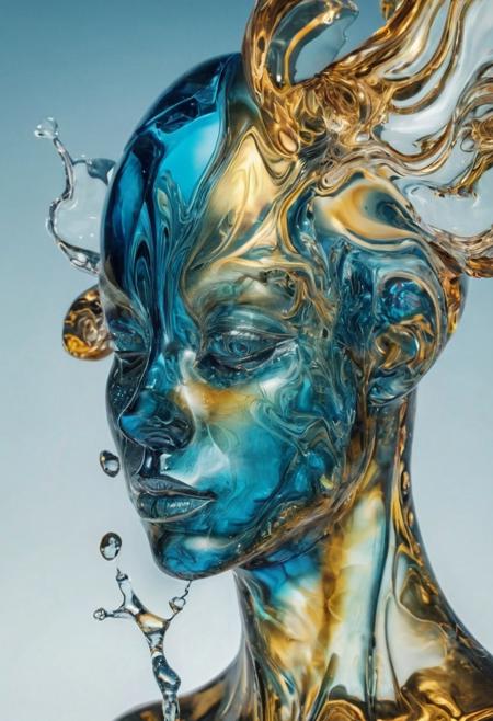 dog, 
 crystall glass blue sky, 
amazingly fluid, 
detailed, 
3d fractals, 
light particles, 
water drops, 
shimmering light, 
dreamy, 
surreal, 
alcohol ink, 
smooth, 
shimmering, 
dreamy glow, 
conceptual art by Alberto Seveso, 
Anna Dittmann, 
Arthur Rackham, 
16k, 
sf, 
intricate artwork masterpiece, 
ominous, 
matte painting movie poster, 
golden ratio, 
trending on cgsociety, 
intricate, 
epic, 
trending on artstation, 
by artgerm, 
h. r. giger and beksinski, 
highly detailed, 
vibrant, 
production cinematic character render, 
ultra high quality model