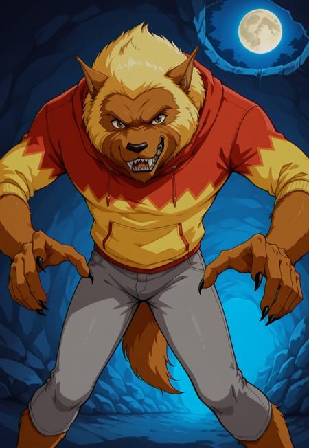 Martin Werewolf Form (Martin Mystery) Illustrious V1