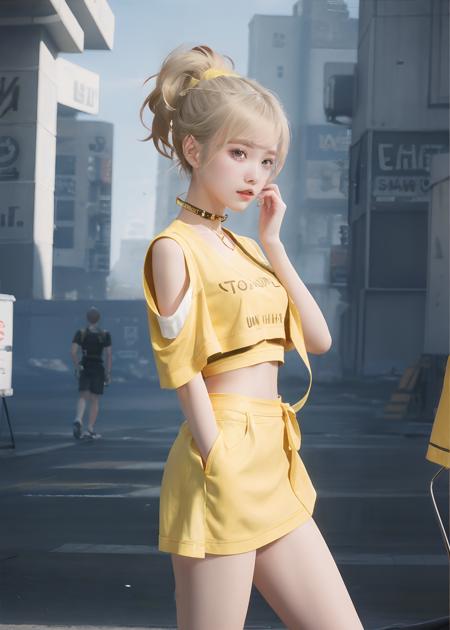 xiaoman， Yellow Yellow Fair Girl