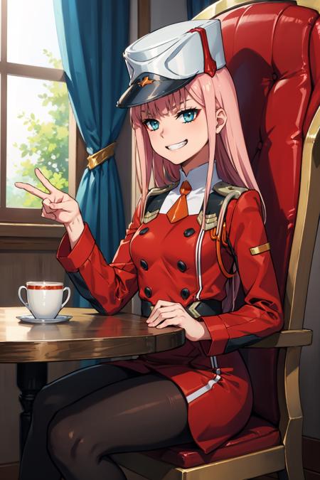 Zero Two (DARLING in the FRANXX) LoRA, 4 Outfits - v1, Stable Diffusion  LoRA