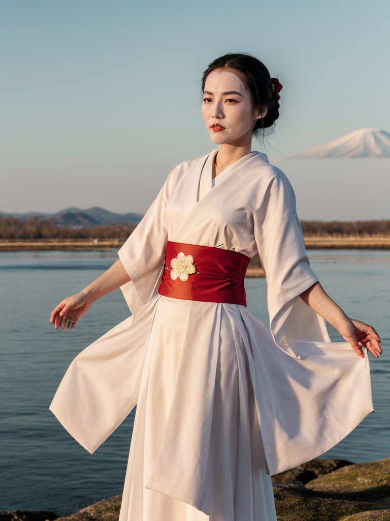 00068-2833895680-cyberrealistic_v40-__lora_rnk-29_1__rnk,japanese_Kepatsu_hair,_white_painted_face,wearing_red__japanese_dress,_full_body,masterpiece,blue_sky,8k,uh.jpg