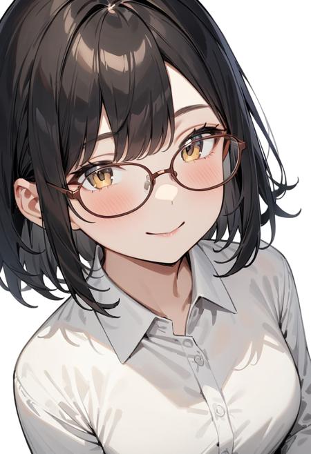 oval metal frame glasses1 SDXL SDXL_v1