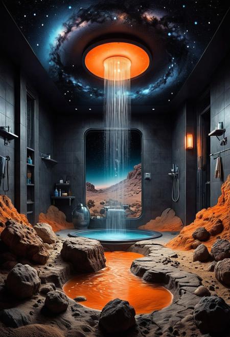 surrealism style, with a white background and trending clean minimalist backdrop. include cuware, charcoal, and art medium elements. a shower in a desert, intricate details, rim lights, layered comps, and shot with an eos-1d x mark iii camera. publish on 500px, coded patterns, sparse and simple, uhd image, urbancore, sovietwave, magnificent. (all dark hues and fine vibrant orange glowing vastness of space, negative space, award-winning ,no_photo:2) of (stasis _chamber:1.3), light blue transparent and clear, water ripple inspiration with scales on hands, glossy.
<lora:InkArtXL_1.2:0.4> <lora:FaeTastic:0.35> . award-winning, professional, highly detailed . extremely high-resolution details, photographic, realism pushed to extreme, fine texture, incredibly lifelike, high contrast, well defined .