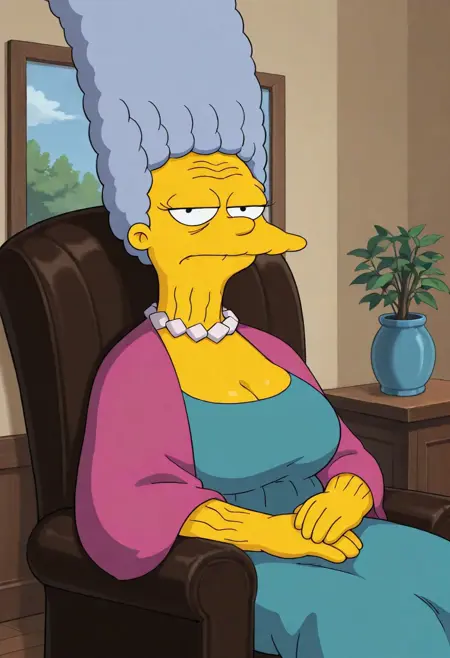 [Pony/Illu] Jacqueline Bouvier (The Simpsons)