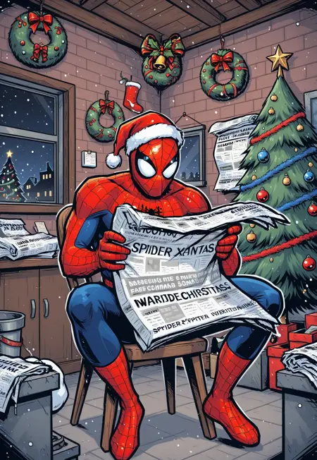 Spider Santa