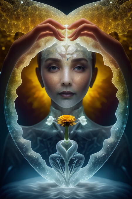 made of ral-argl, beautiful Raw digital photo, medium shot of a ("Through the lens of empathy, we see the world through different eyes, understanding the interconnectedness of all beings.":1.2) , very Dire and Instinctive, detailed Marigold, Teal and Beige background, at Golden hour, HDR, Hasselblad, F/5, Velvia, Well-visualised, <lora:ral-argl:0.85>, rich vivid colors, cute, glossy, fine detail