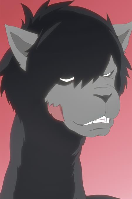 <lora:Astarotte_Lama:0.7> black lama, 8k, masterpiece, absurdres, anime, screencap,